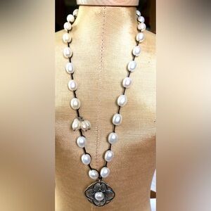 SILPADA Sterling & Pearl Rhiannon Necklace